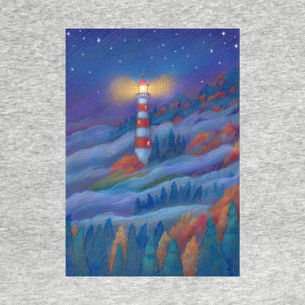 Forest Lighthouse by illustore